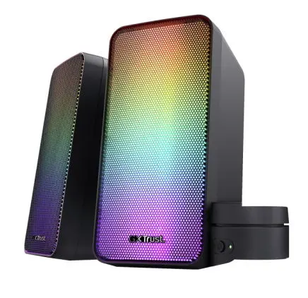 Boxe Trust GXT 611 WEZZ, 2.0, RGB (Negru)