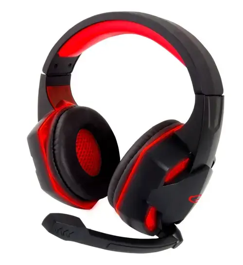 Casti Gaming ESPERANZA BLACKBIRD, Microfon, USB/Jack 3.5mm (Negru/Rosu)