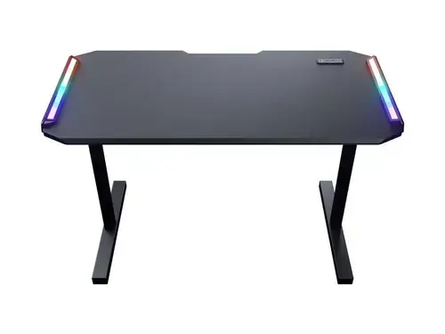 Birou Gaming Electric Cougar DEIMUS 120, iluminare RGB, 1250x740x810 (Negru)
