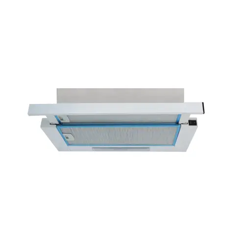 Hota telescopica Studio Casa Alizee 60 WH, 60 cm, 2 motoare, putere de absorbtie 450 m3/h (Alb)