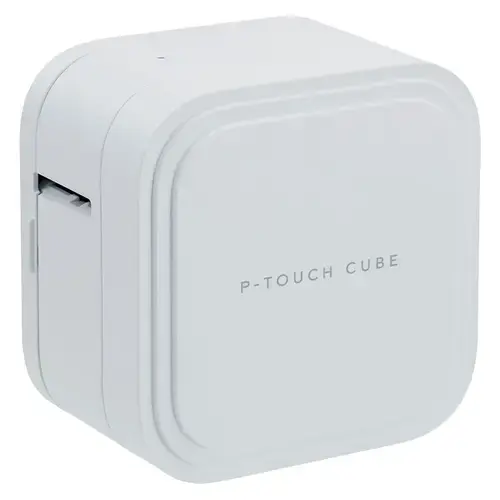Imprimanta de etichete Brother P-touch CUBE Pro PT-P910BT, Banda 36 mm, USB-C, 360 dpi, 20 cm/s, Bluetooth (Alb)
