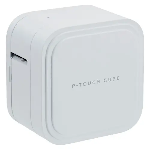 Imprimanta de etichete Brother P-touch CUBE Pro PT-P910BT, Banda 36 mm, USB-C, 360 dpi, 20 cm/s, Bluetooth (Alb)
