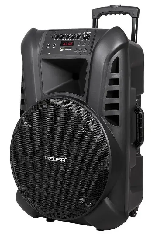 Boxa Portabila Azusa MIK0134EU, 60 W, Bluetooth, Radio FM (Negru)