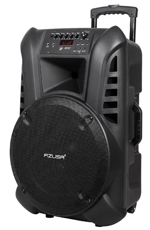 Boxa Portabila Azusa MIK0134EU, 60 W, Bluetooth, Radio FM (Negru)