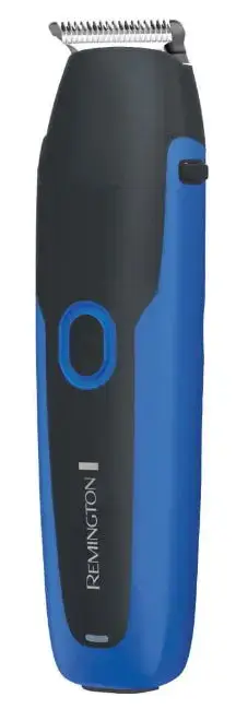Aparat de tuns Remington WeTech BHT6256, Acumulator, Autonomie 60 minute, Rezistent la apa, 2 capete (Negru/Albastru)