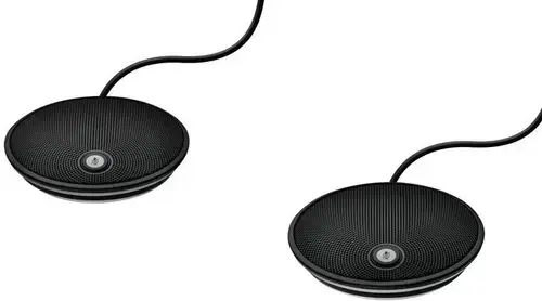 Microfoane Logitech Group, pentru sistem de videoconferinta, 3.5 mm (Negru)