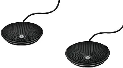 Microfoane Logitech Group, pentru sistem de videoconferinta, 3.5 mm (Negru)