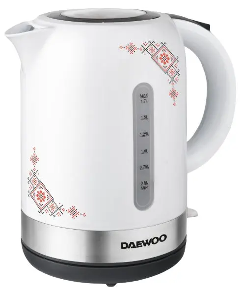 Fierbator apa Daewoo DK2400TR, 2400 W, 1.7 l, design traditional (Alb)