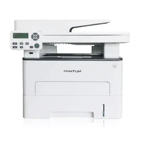 Imprimanta Multifunctionala Laser Pantum M7100DN, A4, 33 ppm, Monocrom, ADF, Retea, USB (Alb)