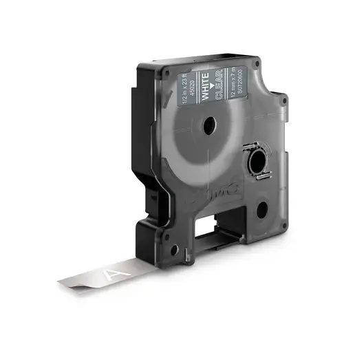 Etichete DYMO DY45020 LabelManager D1, 12mm x 7m, Alb/Transparent