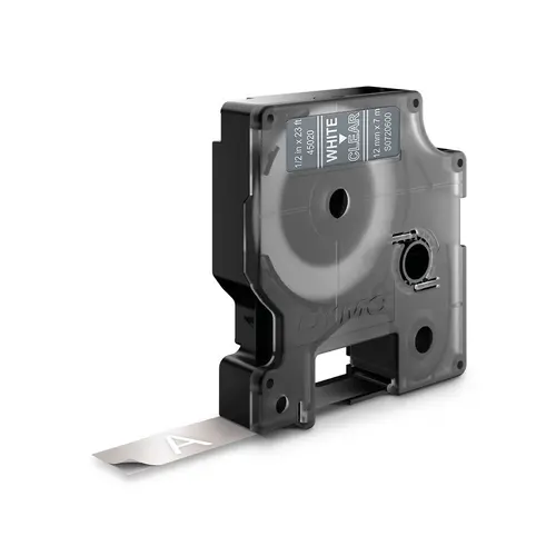 Etichete DYMO DY45020 LabelManager D1, 12mm x 7m, Alb/Transparent