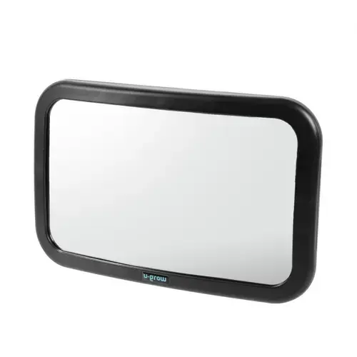 Oglinda auto retrovizoare pentru copii, 26.5×15.5 cm, ABS durabil (Negru)