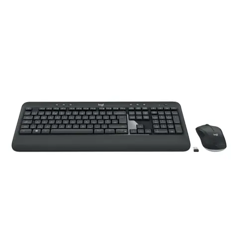 Set Tastatura si Mouse Wireless Logitech MK540 ADVANCED, Bluetooth, Layout UK (Negru)