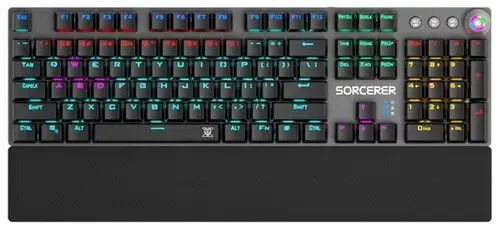 Tastatura Gaming Canyon CND-SKB7-US, iluminata, US layout (Negru)