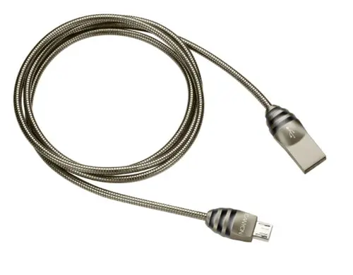 Cablu de date Canyon CNS-USBM5DG, Micro USB, USB 2.0 Type A, 1 m (Argintiu)