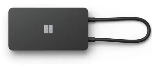 Docking Station Microsoft Travel SWV-00003, VGA, HDMI, USB-C (Negru)
