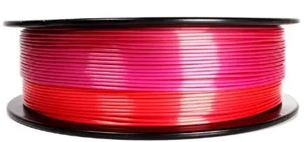 Printer Filament Gembird 3DP-PLA-SK-01-RP, PLA, 1.75 mm, 1 kg (Rosu/Mov)