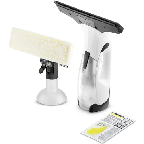 Aspirator de geamuri Karcher WV 2 Plus, 1.633-640.0, 35 min, Capacitate rezervor apa 100 ml, Putere de curatare aproximativ 75 m² (Alb/Negru)