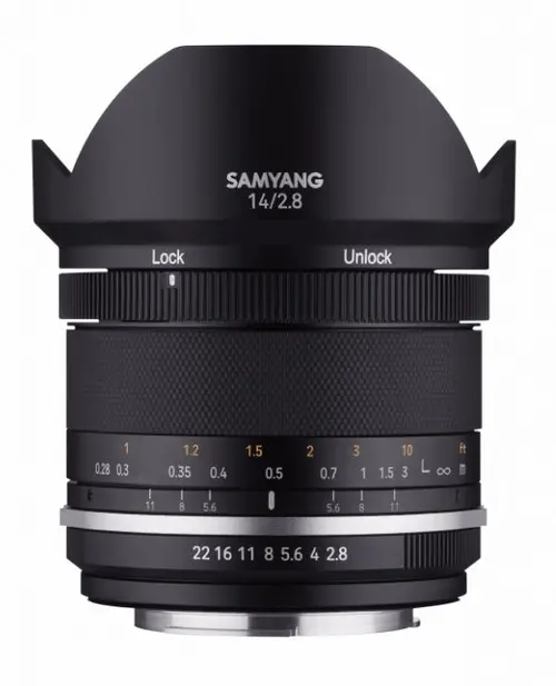 Obiectiv Samyang 14mm F2.8, Full Frame, montura Sony E (Negru)