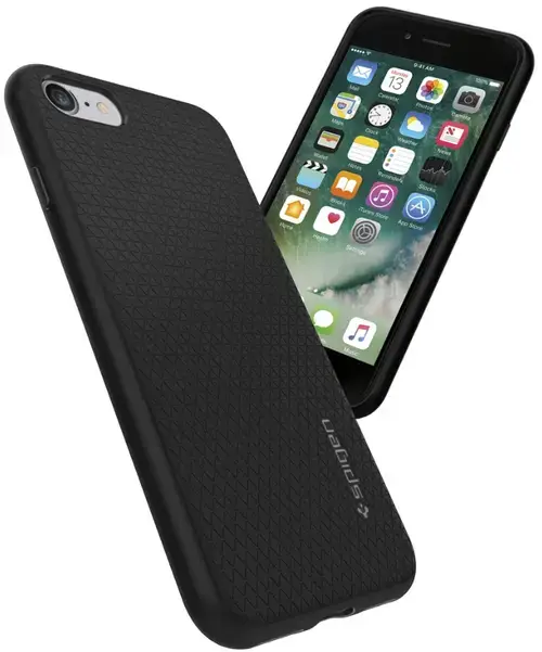 Protectie Spate Spigen Liquid Air 042CS20511 pentru iPhone 8 / 7 (Negru)