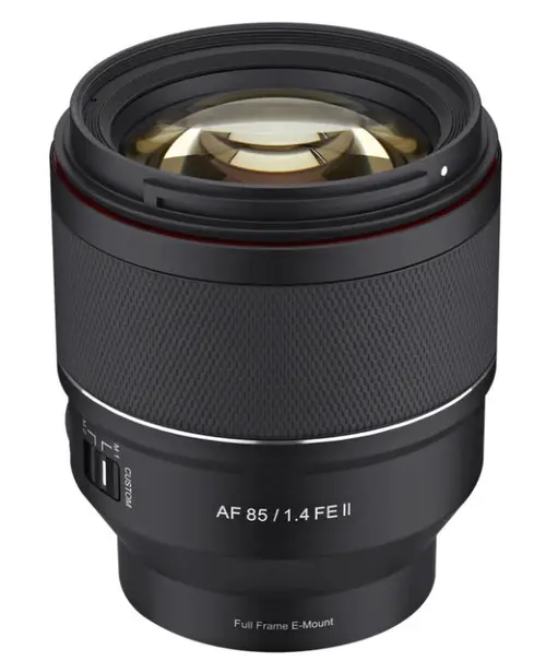 Obiectiv Samyang AF 85mm F1.4, Full Frame, montura Sony E (Negru)