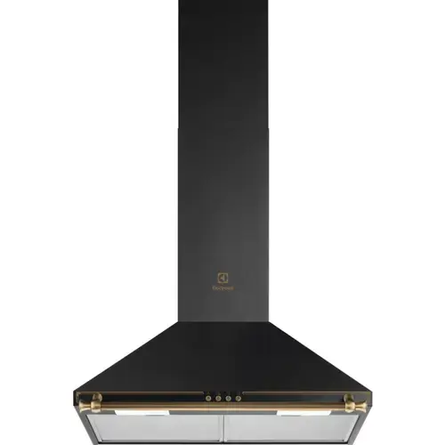 Hota incorporabila decorativa Electrolux EFC226R, Putere de absortie 420 m3/h, 1 motor, 60 cm (Negru)