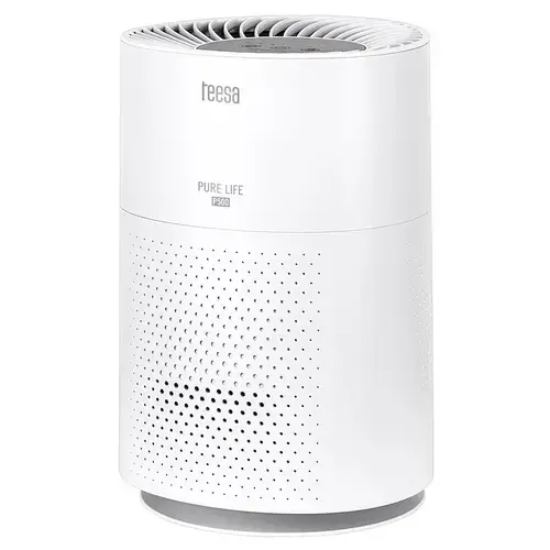 Purificator de aer Teesa Pure Life P500, 38 W, 136 m3/h , Pentru incaperi max 15 m2, Filtrare in 3 etape (Alb)