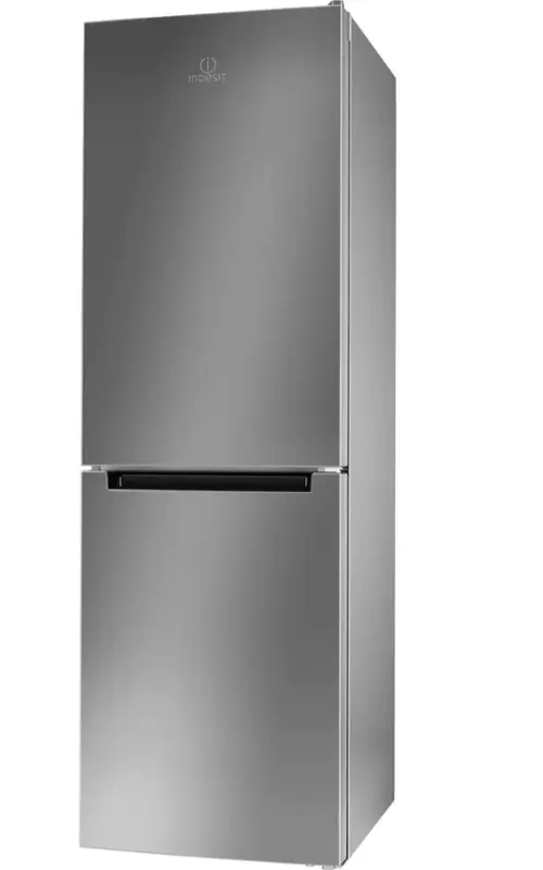 Combina frigorifica Indesit LI8SN2EX, 328l, Clasa E, No Frost, H 189.9 cm (Argintiu)