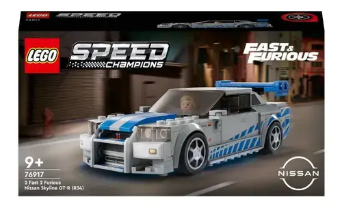 LEGO® Speed Champions Nissan Skyline GT-R (R34) Mai furios, mai iute 76917