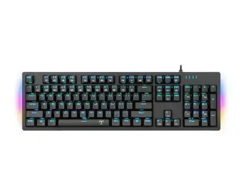 Tastatura Gaming MecanicaT-Dagger Bermuda TGK312, iluminare Ice-Blue (Negru)
