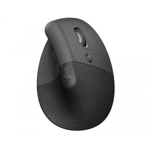 Mouse Wireless Logitech Lift Right Vertical Ergonomic, Bluetooth, 4000 DPI,   recomandat pentru mana dreapta (Negru)