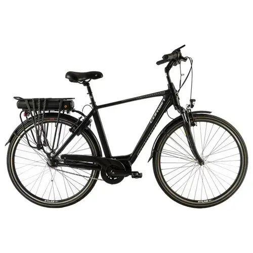 Bicicleta Electrica Corwin 28329, roti 28inch, L, Viteza maxima 25 km/h, Putere motor 250 W (Negru)
