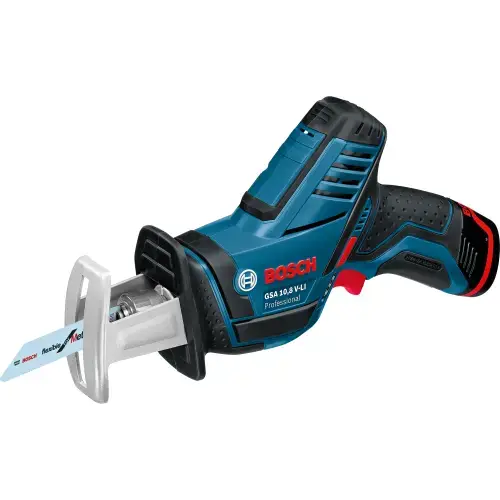 Ferastrau sabie pe acumulator Bosch Professional GSA 12V-14 Solo, 65 mm adancime taiere lemn, 14.5 mm lungime cursa, 3000 curse/min, accesorii incluse, fara acumulator/incarcator