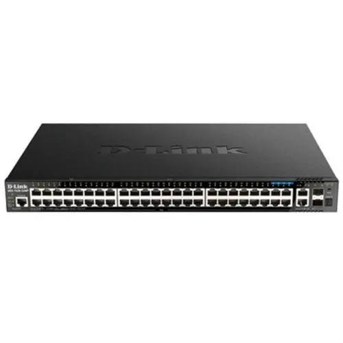 Switch D-Link DGS-1520-52MP, 44 Porturi, Gigabit (Negru)