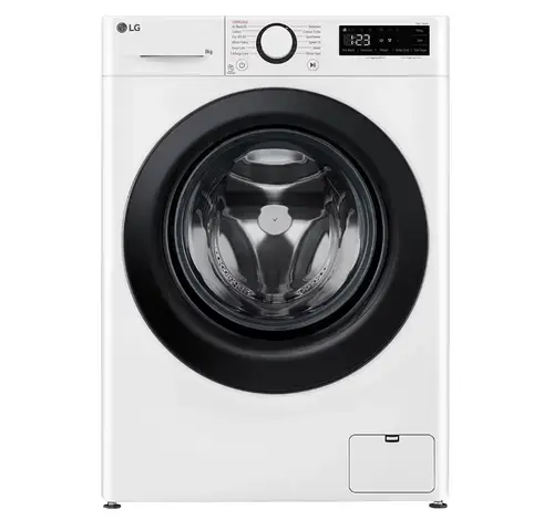 Masina de spalat rufe frontala slim LG F2WR508SBW, Steam, 8 kg, 1200rpm, Clasa A (Alb)