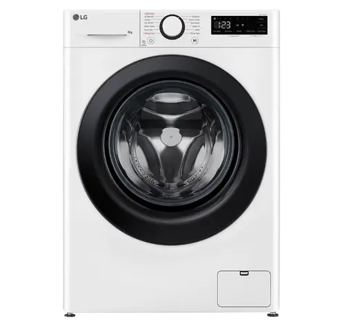 Masina de spalat rufe frontala slim LG F2WR508SBW, Steam, 8 kg, 1200rpm, Clasa A (Alb)