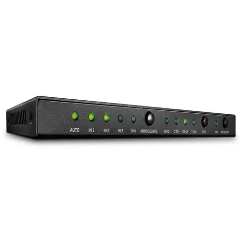 Switch Audio Lindy LY-38249, 4x HDMI (Negru)