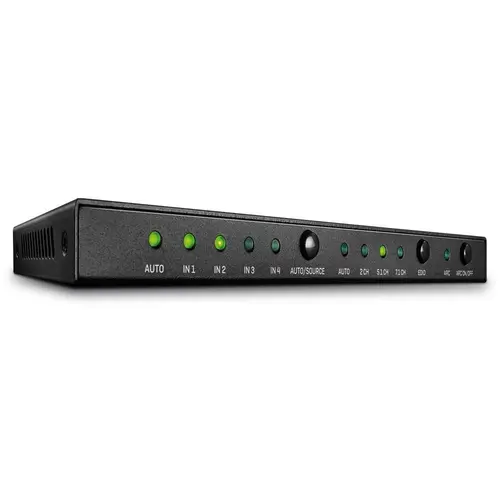 Switch Audio Lindy LY-38249, 4x HDMI (Negru)