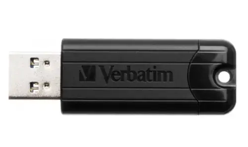 Stick USB Verbatim Pinstripe, USB 3.0, 128GB (Negru)