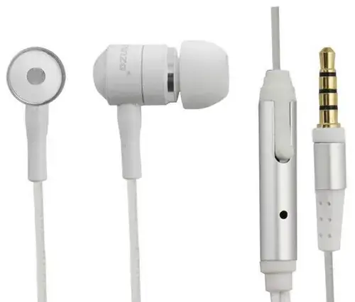 Casti Stereo Esperanza EH162W, cu microfon (Alb)