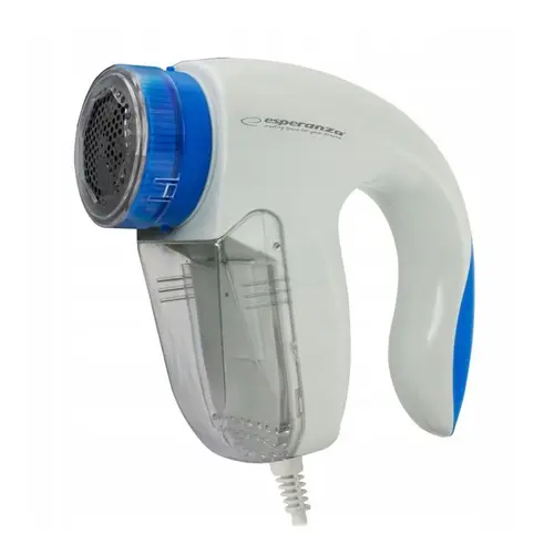 Aparat pentru curatare scame Esperanza ECS006, 4W, 3 lame, recipient colectare (Alb/Albastru)