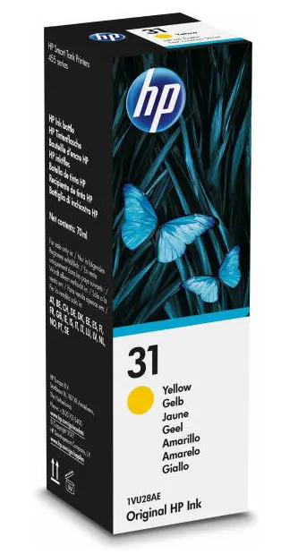 Cartus cerneala HP 1VU28AE, nr. 31, 70ml, acoperire 8.000 pagini (Galben)