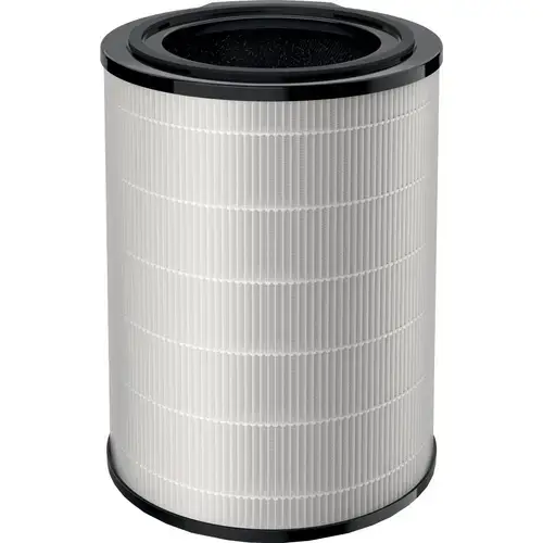 Filtru Nano Protect FY3430/30, HEPA si cu carbon activ integrat capteaza eﬁcient particulele periculoase, mici, de pana la 0,003 um, inclusiv PM2,5, alergenii, bacteriile si virusurile