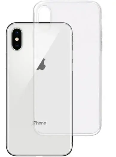 Husa Protectie Spate 3MK Clear pentru Apple iPhone XS / X (Transparent)
