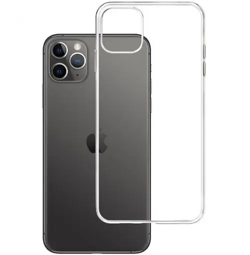 Husa Protectie Spate 3MK Clear 5903108142557 pentru Apple iPhone 11 Pro (Transparent)