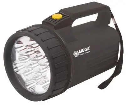 Lanterna Proiectoare LED MEGA 51022, 13 Leduri, 170 mm (Negru)