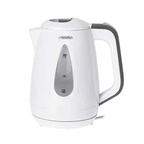 Fierbator de apa Mesko MS 1261, 1.7 L, 2200 W (Alb/Gri)