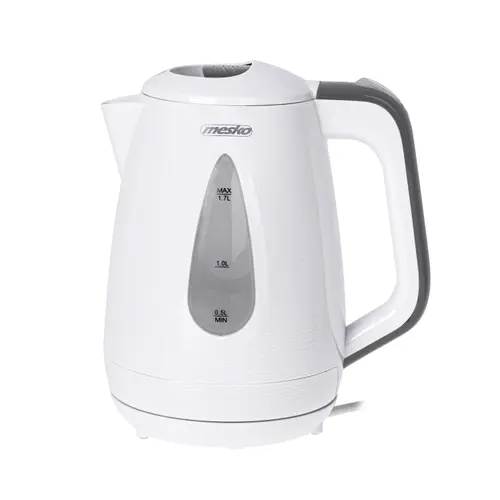 Fierbator de apa Mesko MS 1261, 1.7 L, 2200 W (Alb/Gri)