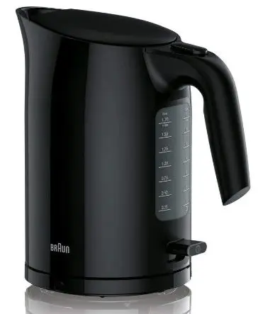 Fierbator de apa Braun WK3100BK PurEase, 2200 W, 1.7 l (Negru)
