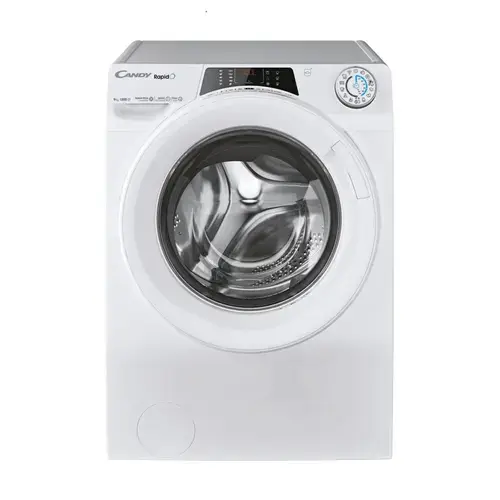 Masina de spalat rufe cu incarcare frontala Candy RapidÓ RO 1294DWMT/1-S, 9 kg, 1200 RPM, Clasa A, 16 Programe (Alb)
